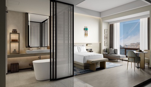 Habitación ejecutiva, 1 cama de matrimonio grande, vistas a la ciudad