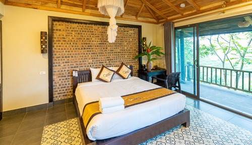 Habitación Deluxe, 1 cama de matrimonio grande, balcón, vistas al valle