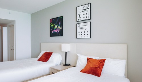 Apartamento de lujo, 2 habitaciones, vistas al mar