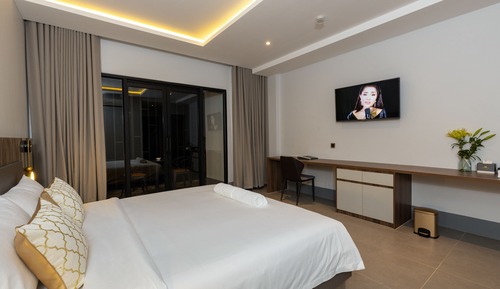 Habitación doble superior, 1 cama de matrimonio grande