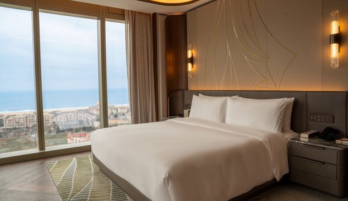Habitación Deluxe, 1 cama de matrimonio grande, vistas al mar (270 degree Skyline)