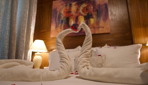 Suite presidencial, vistas al jardín