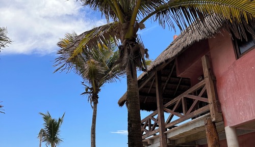 Habitación cuádruple, vistas al mar