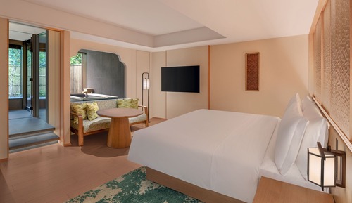 Habitación Deluxe, 1 cama de matrimonio grande, vistas al jardín