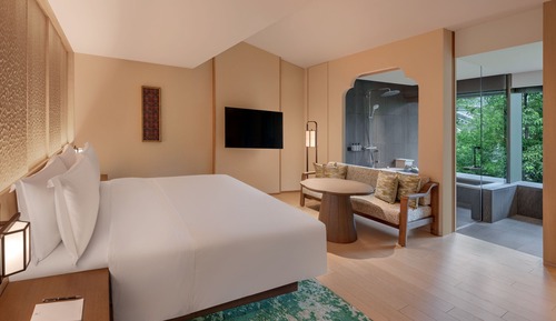 Habitación Deluxe, 1 cama de matrimonio grande, vistas al jardín