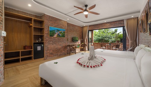 Habitación familiar, balcón