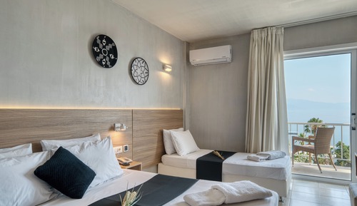 Habitación panorámica doble, vistas al mar