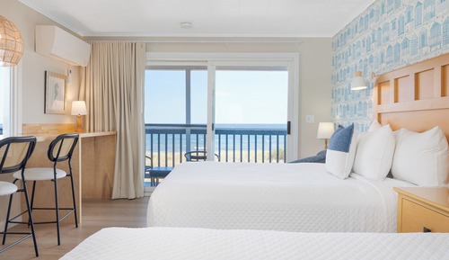 Premier Oceanfront Studio- Two Doubles