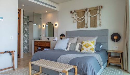 Ático Deluxe, 2 habitaciones, vistas parciales al mar