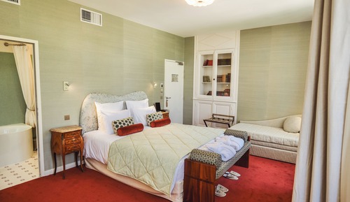 Habitación Deluxe doble, 1 cama de matrimonio grande con sofá cama