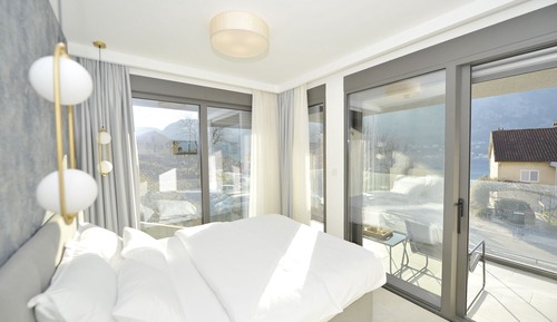 Apartamento Deluxe, 1 cama de matrimonio con sofá cama, balcón, vistas a la bahía