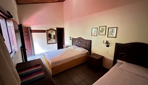 Habitación tradicional, terraza, vistas al jardín