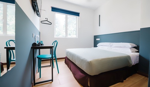 Habitación doble, 1 cama de matrimonio, vistas a la montaña