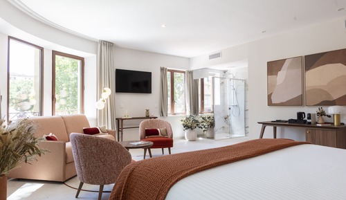 Suite Deluxe, 1 cama de matrimonio con sofá cama