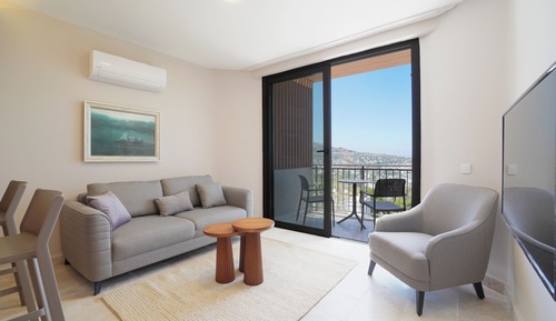 Apartamento, 2 habitaciones, vistas al jardín