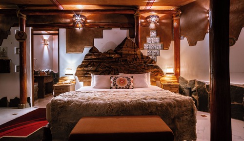 Suite Royal, 1 cama de matrimonio grande, bañera de hidromasaje, vistas a la montaña