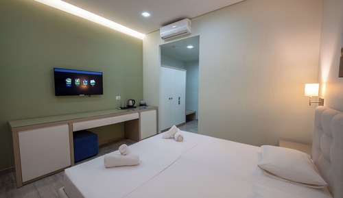 Habitación básica doble, vistas al jardín