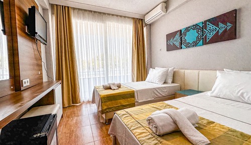 Habitación Deluxe con 2 camas individuales, vistas al mar