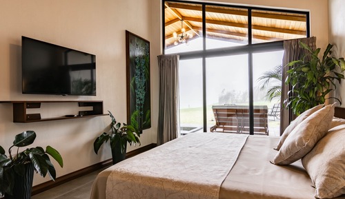 Villa de luna de miel, 1 cama de matrimonio grande con sofá cama