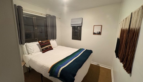 Cabaña estándar, 1 cama de matrimonio con sofá cama, cocina