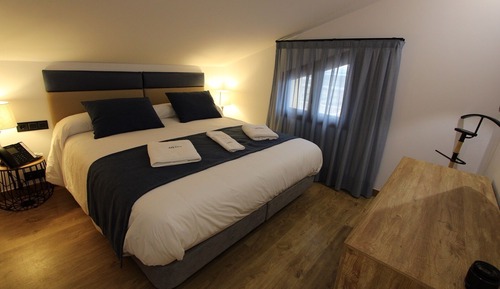Habitación estándar, 1 cama de matrimonio grande, baño privado, vistas a la montaña