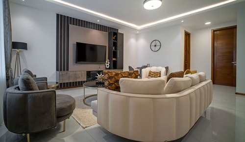 Apartamento presidencial, 3 habitaciones, cocina, en la zona del jardín