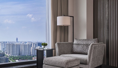 Habitación Deluxe, 1 cama de matrimonio grande, no fumadores, vistas a la ciudad