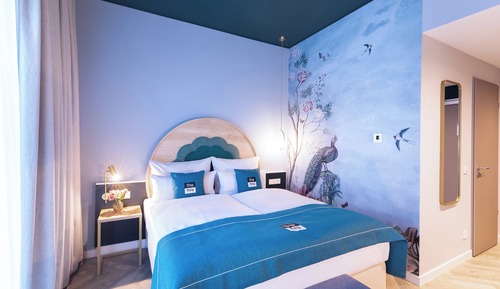 Habitación Premium, 1 cama de matrimonio, cocina básica