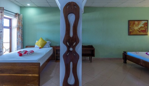 Habitación familiar, vistas al mar