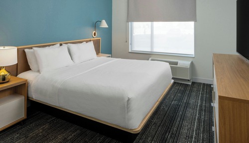 Estudio, 1 cama de matrimonio grande con sofá cama (Hearing Accessible)