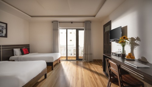 Habitación cuádruple familiar, 2 habitaciones, balcón