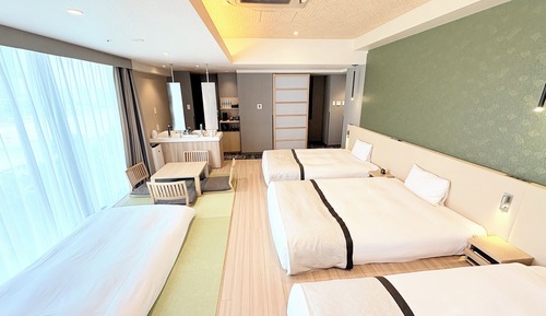 Habitación triple Premium, no fumadores (Deluxe, Japanese-style Futon)