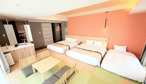 Habitación Premium con 2 camas individuales, no fumadores (Deluxe, Japanese-style Futon)