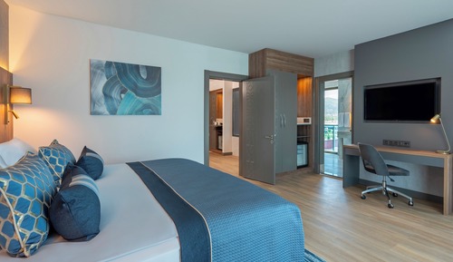 Suite ejecutiva, bañera de hidromasaje