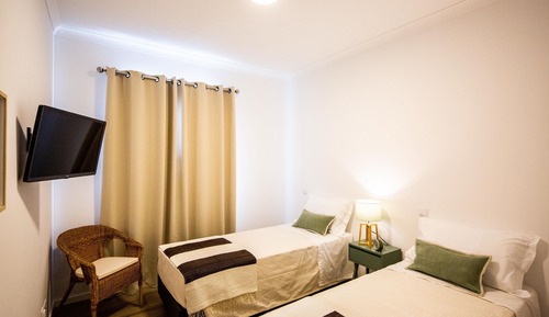Habitación con 1 cama doble o 2 individuales