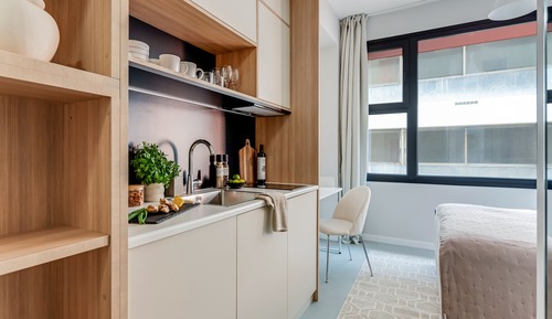 Estudio, varias habitaciones
