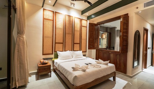 Habitación de lujo, 1 cama de matrimonio grande, balcón