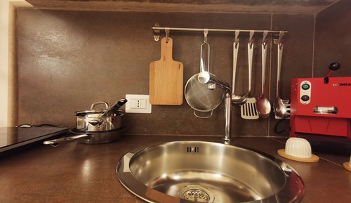 Habitación romántica con 1 cama doble o 2 individuales, cocina básica