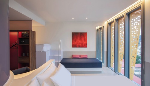 Habitación familiar, vistas a la ciudad