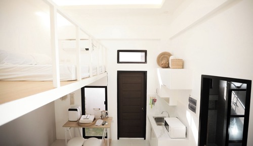 Estudio de diseño, 2 camas de matrimonio