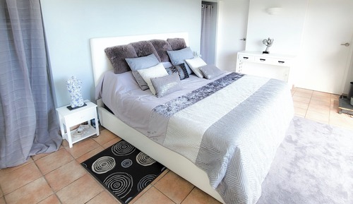 Habitación exclusiva doble, 1 cama de matrimonio grande, vistas al mar