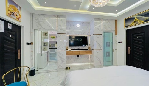 Habitación de lujo, balcón