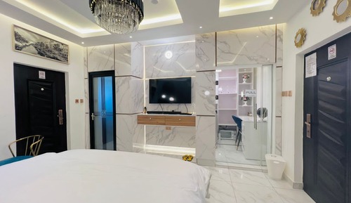 Habitación de lujo, balcón
