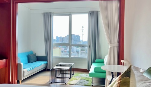 Suite estudio superior, vistas a la ciudad