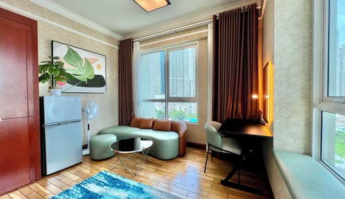 Estudio Gallery, 1 cama de matrimonio, vistas a la ciudad