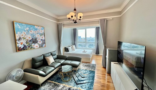 Suite estudio ejecutiva, vistas a la ciudad