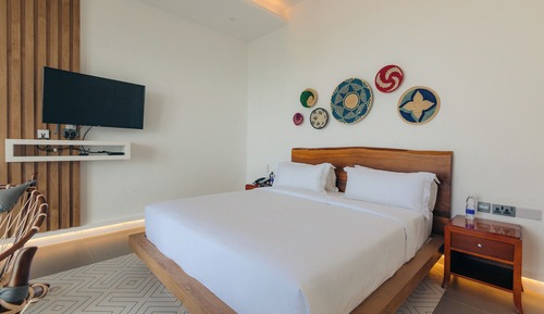Villa de lujo, 1 habitación, piscina privada, en la zona del jardín