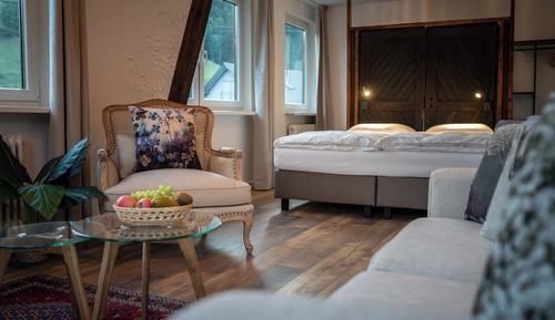 Habitación romántica doble, 1 cama de matrimonio grande