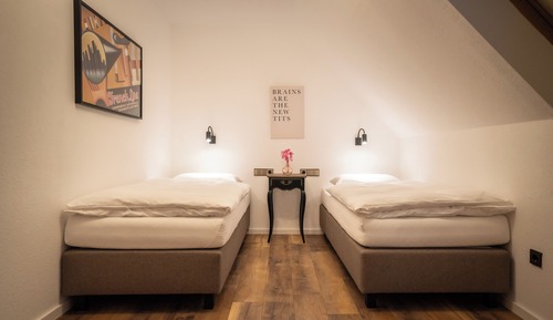 Habitación con 2 camas individuales, 2 camas individuales