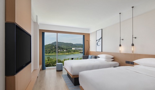 Habitación Deluxe, 2 camas individuales, vistas al lago